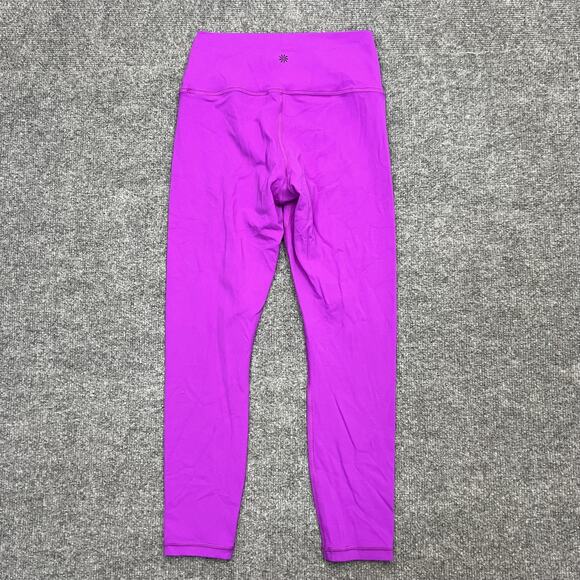 Athleta Leggings Womens Small Transcend 7/8 Tight High Rise Yoga Pants Gym - Picture 2 of 9